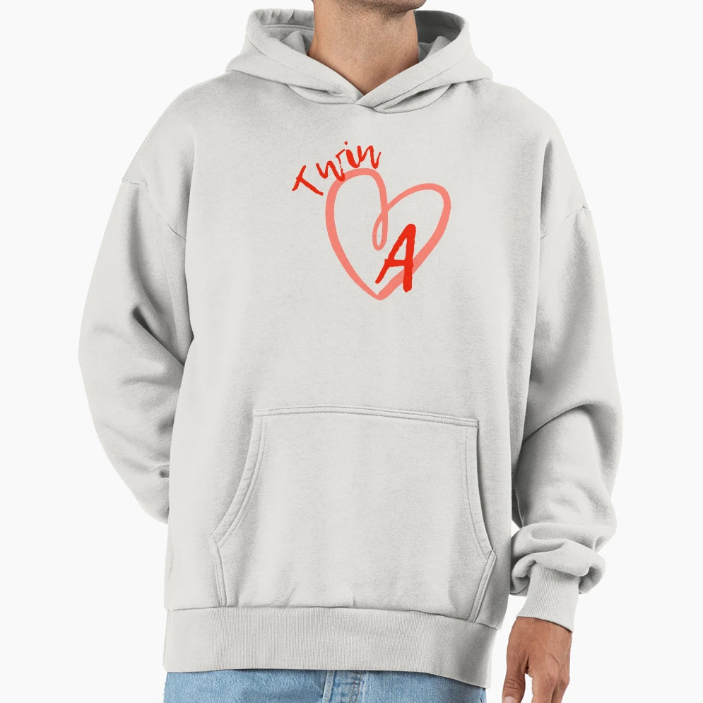 Twin Twins Matching Hoodie - Graphic Print for Adults - T-Shirt, Sweatshirt, Hoodie