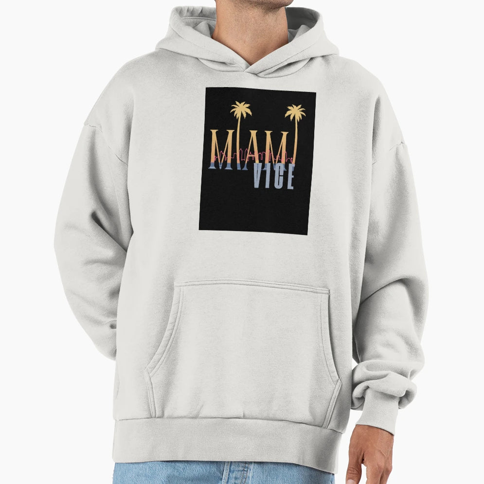 Miami Vice Hoodie - Graphic Print Men Women - T-Shirt, Sweatshirt, Hoodie