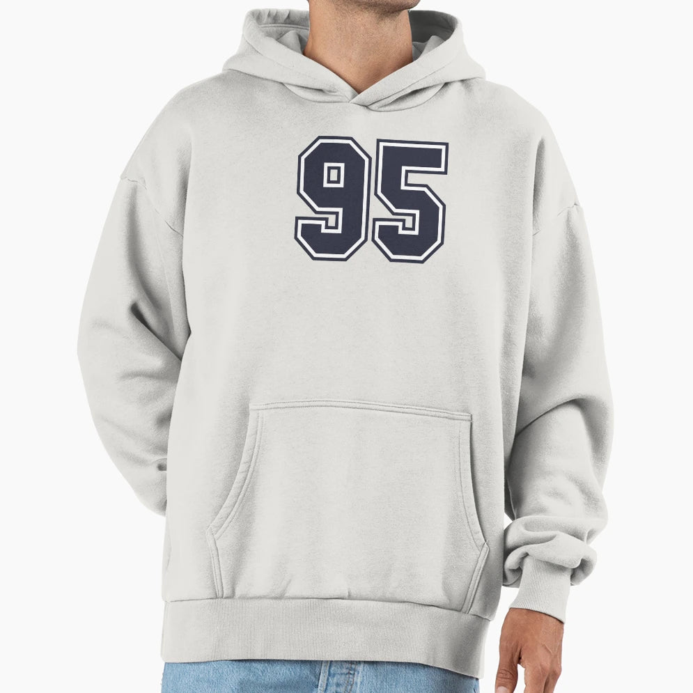 95 Sports Number Ninety Five Hoodie - Fun Novelty Design Men Women - T-Shirt, Sweatshirt, Hoodie