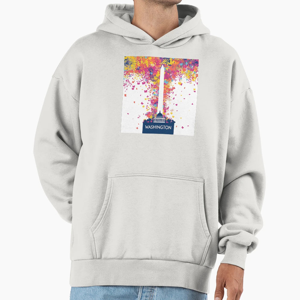 Washington Washington Vector Art Hoodie - Graphic Print Unisex - T-Shirt, Sweatshirt, Hoodie