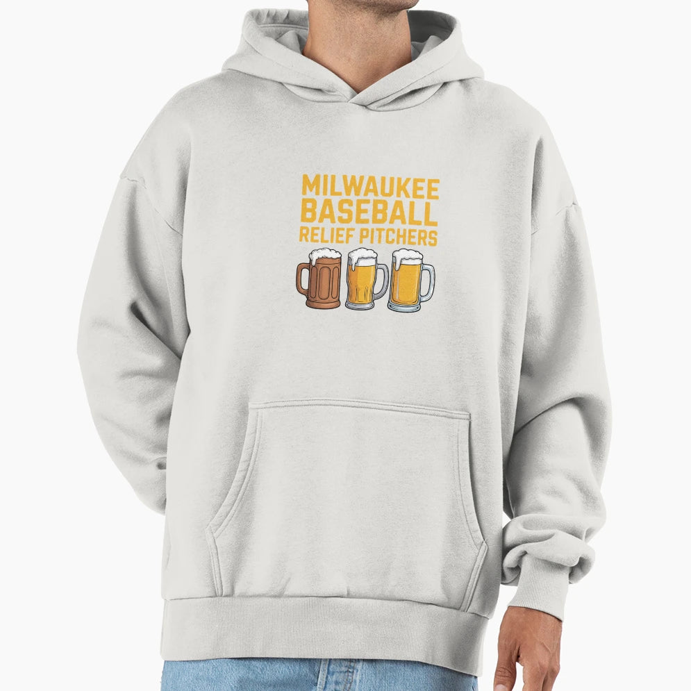 Milwaukee Baseball Beer Fan Wisconsin Hoodie - Unique Graphic Men Women - T-Shirt, Sweatshirt, Hoodie