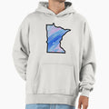 Minnesota Shape Hoodie - Aesthetic Graphic Men Women - T-Shirt, Sweatshirt, Hoodie