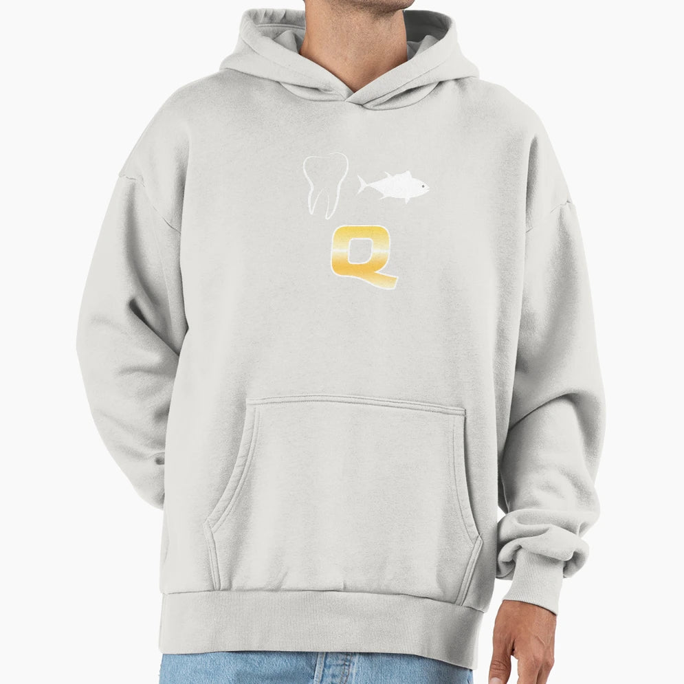 Your Q Message Rebus Coded Hoodie - Minimalist Print Men Women - T-Shirt, Sweatshirt, Hoodie