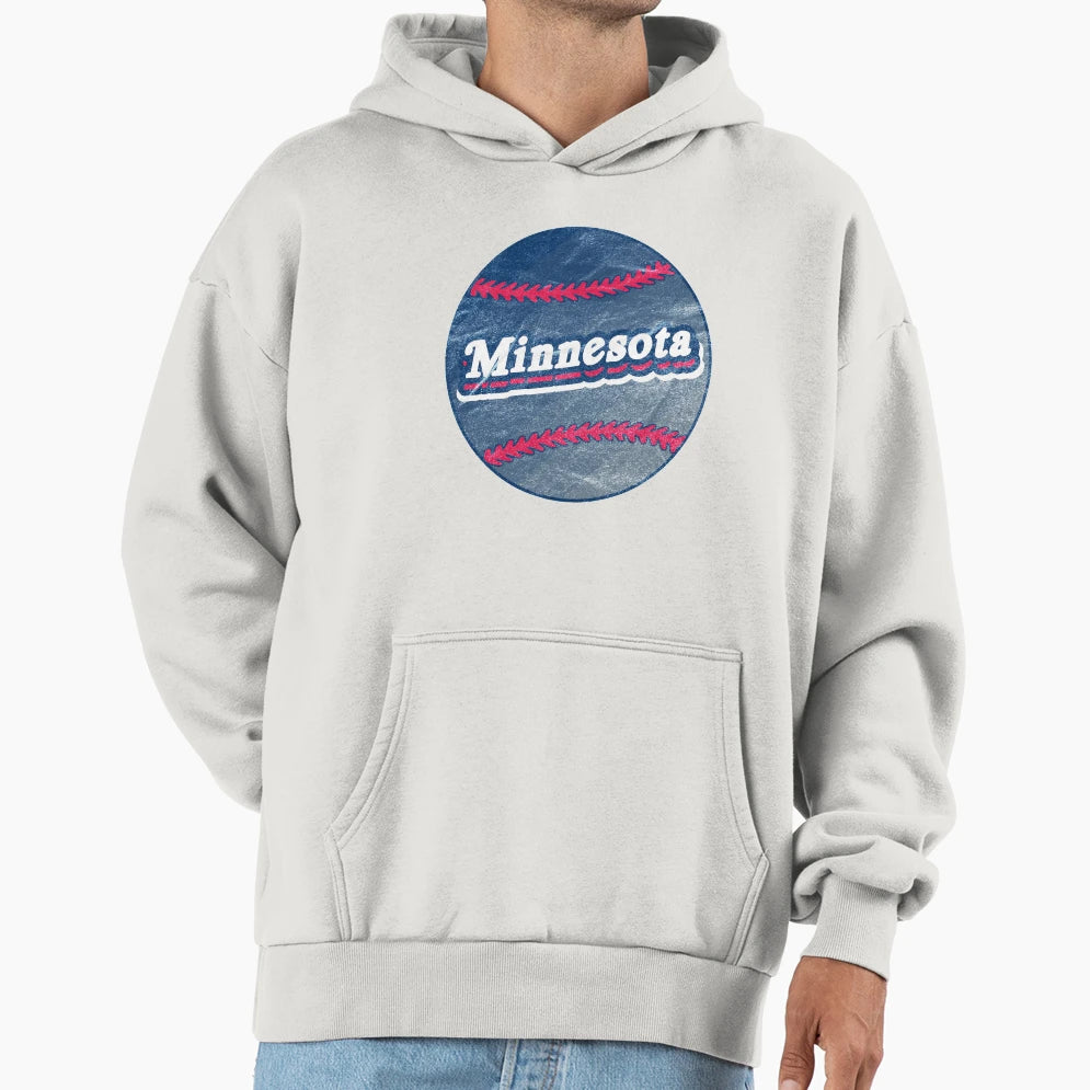 Minnesota Baseball Hoodie - Graphic Print Unisex - T-Shirt, Sweatshirt, Hoodie