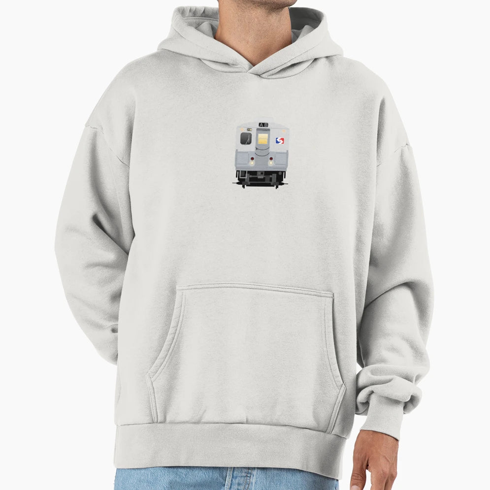 Septa Market Frankford Line Budd M3 Train Hoodie - Unique Graphic Men Women - T-Shirt, Sweatshirt, Hoodie