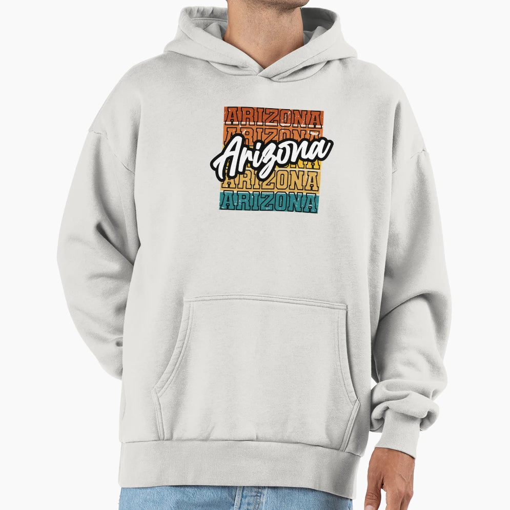 Arizona State Heart Wild West Hoodie - Casual Everyday Wear Men Women - T-Shirt, Sweatshirt, Hoodie