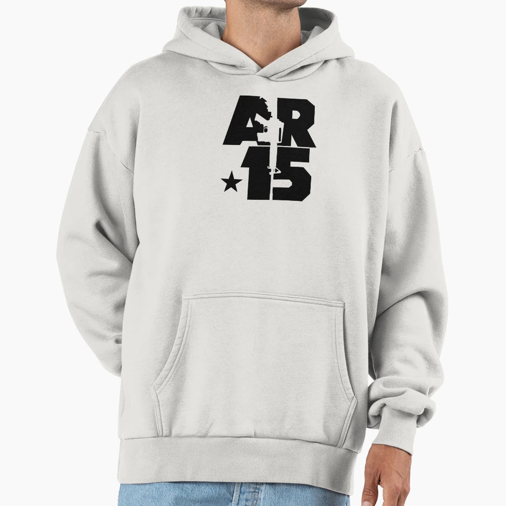 Ar 15 Black Hoodie - Unique Graphic Men Women - T-Shirt, Sweatshirt, Hoodie