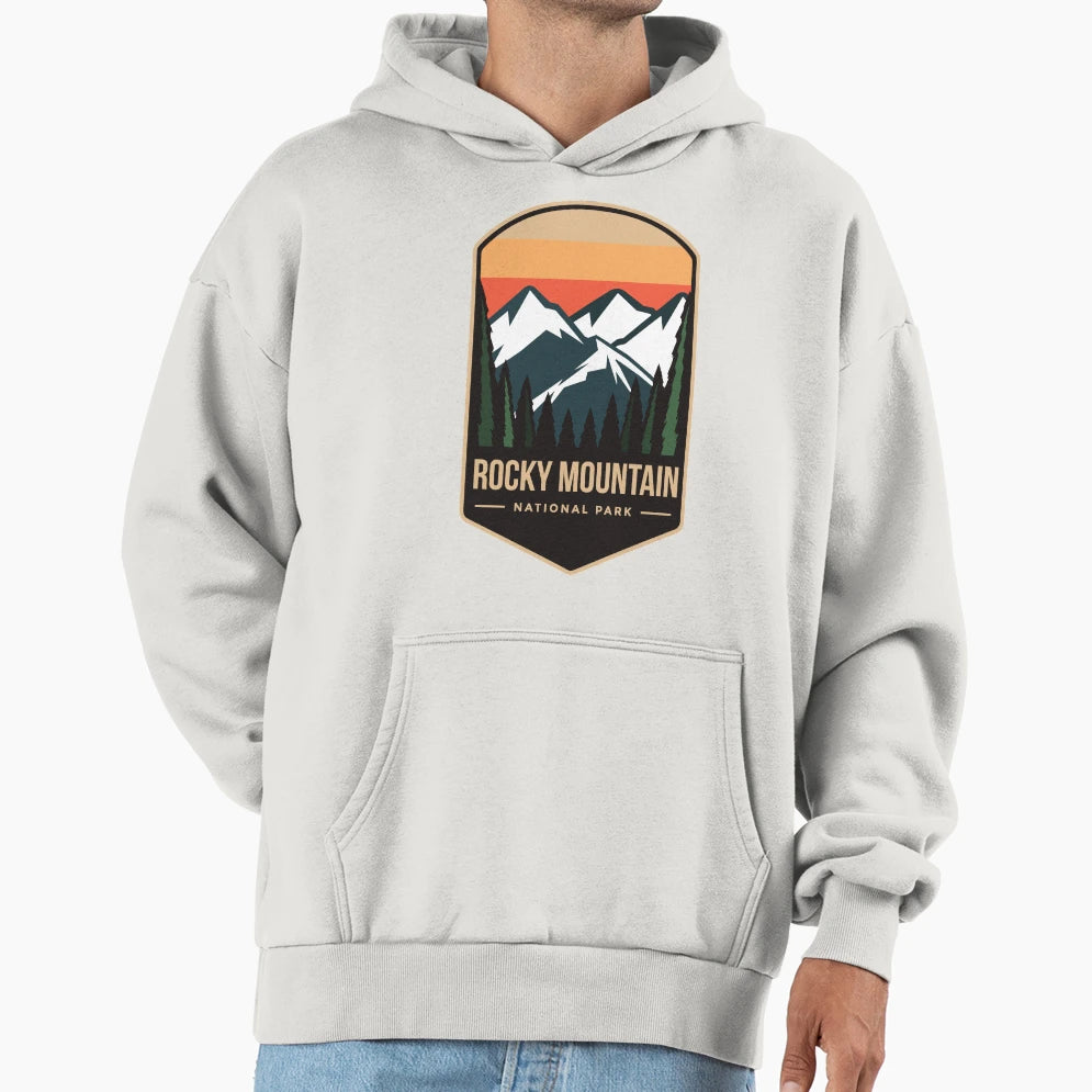 Rocky Mountain National Park Hoodie - Aesthetic Graphic Men Women - T-Shirt, Sweatshirt, Hoodie