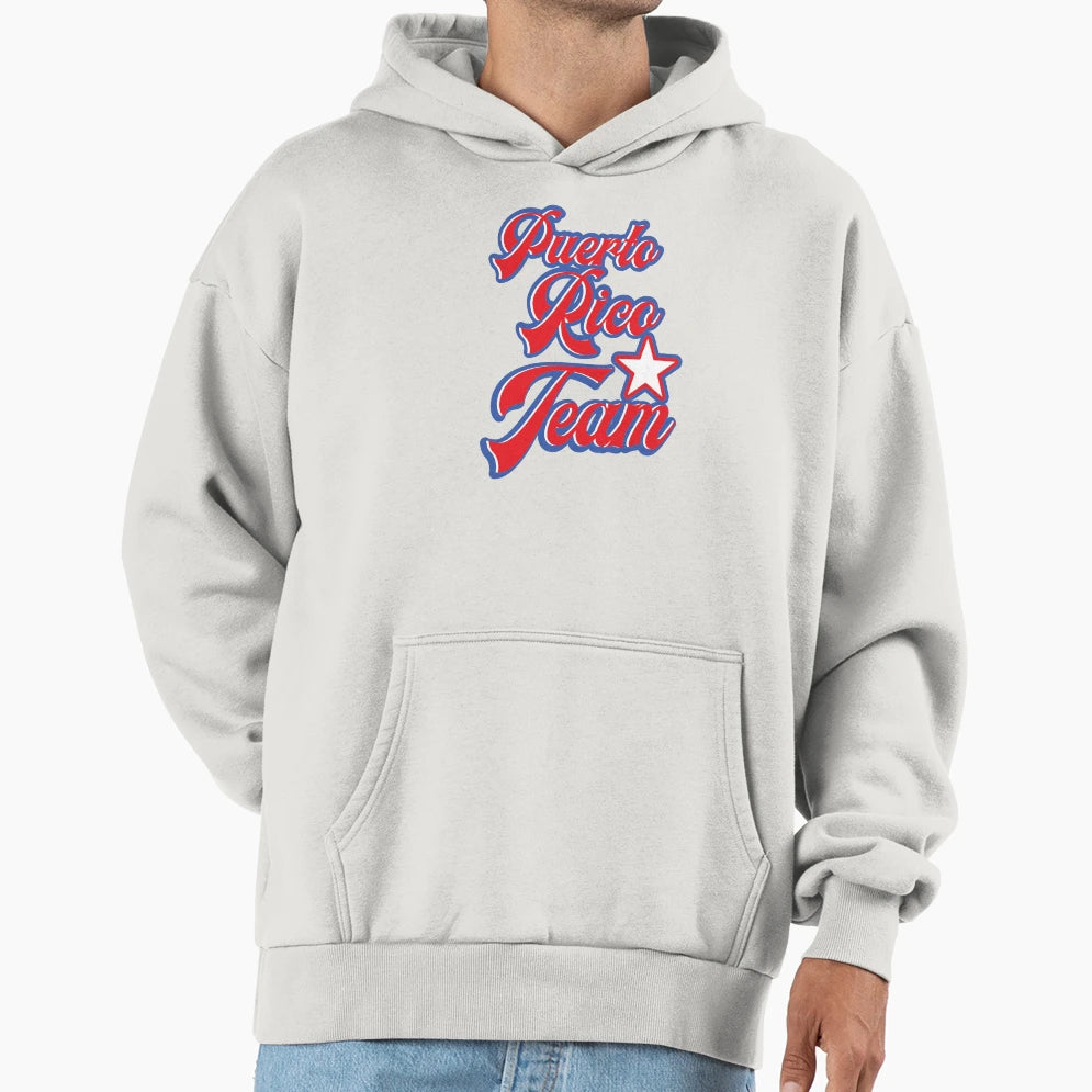 Puerto Rico Team Hoodie - Streetwear Style Men Women - T-Shirt, Sweatshirt, Hoodie