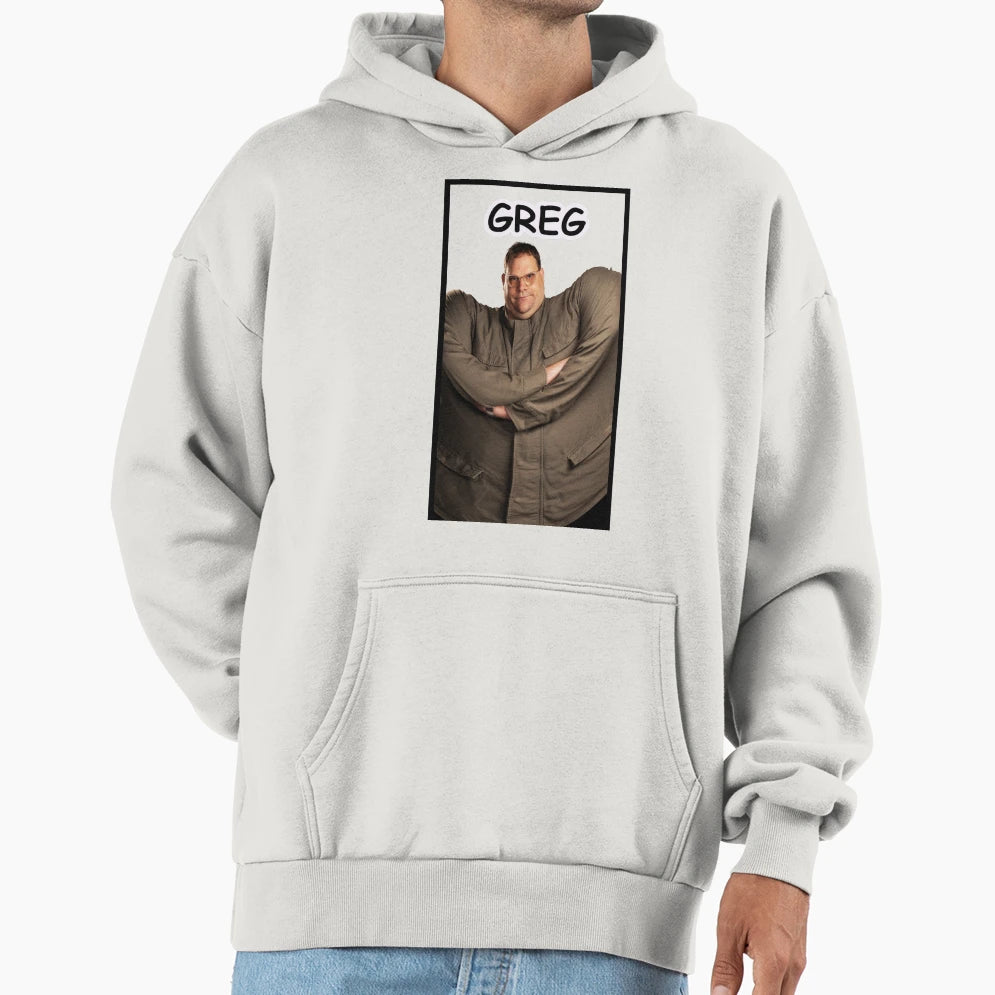 Greg Hoodie - Custom Art Print Men Women - T-Shirt, Sweatshirt, Hoodie