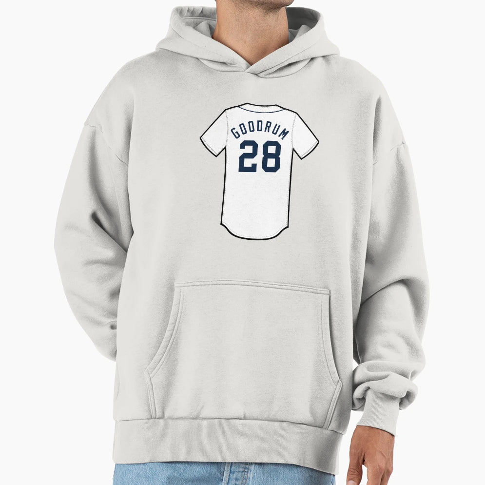Niko Goodrum Jersey Hoodie - Unique Graphic for Adults - T-Shirt, Sweatshirt, Hoodie