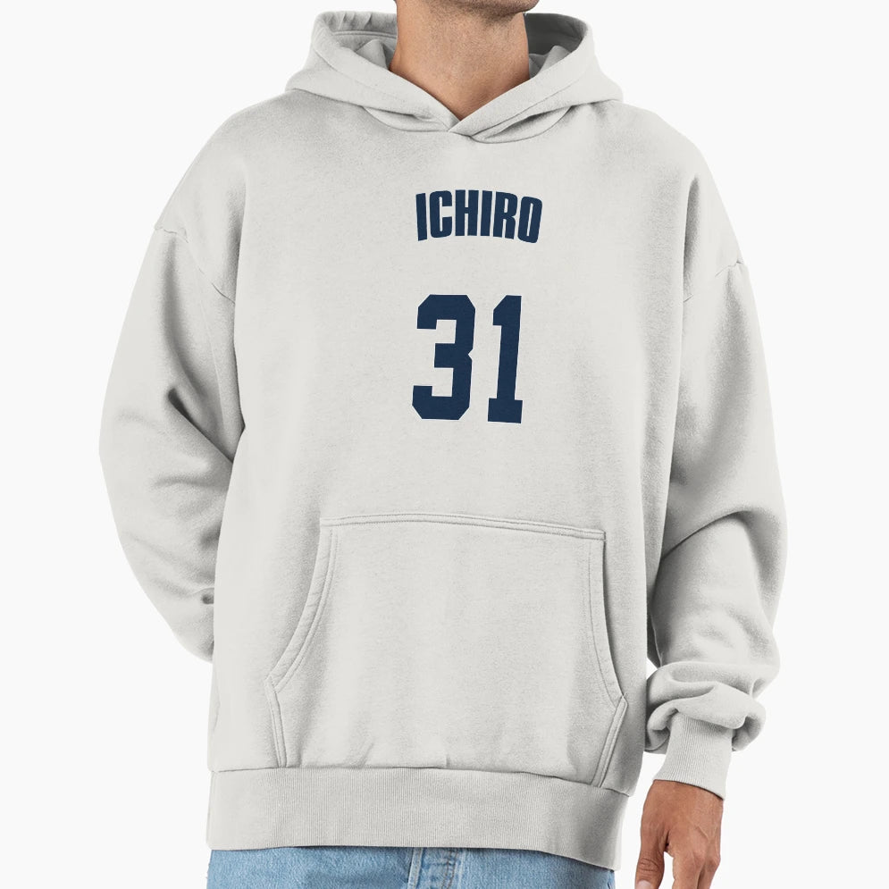 Ichiro Hoodie - Trendy Graphic for Adults - T-Shirt, Sweatshirt, Hoodie