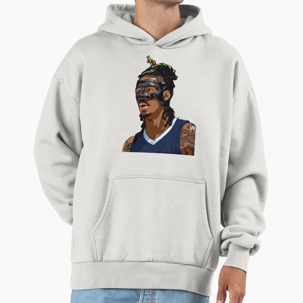 Masked Ja Morant Hoodie - Aesthetic Graphic Unisex - T-Shirt, Sweatshirt, Hoodie