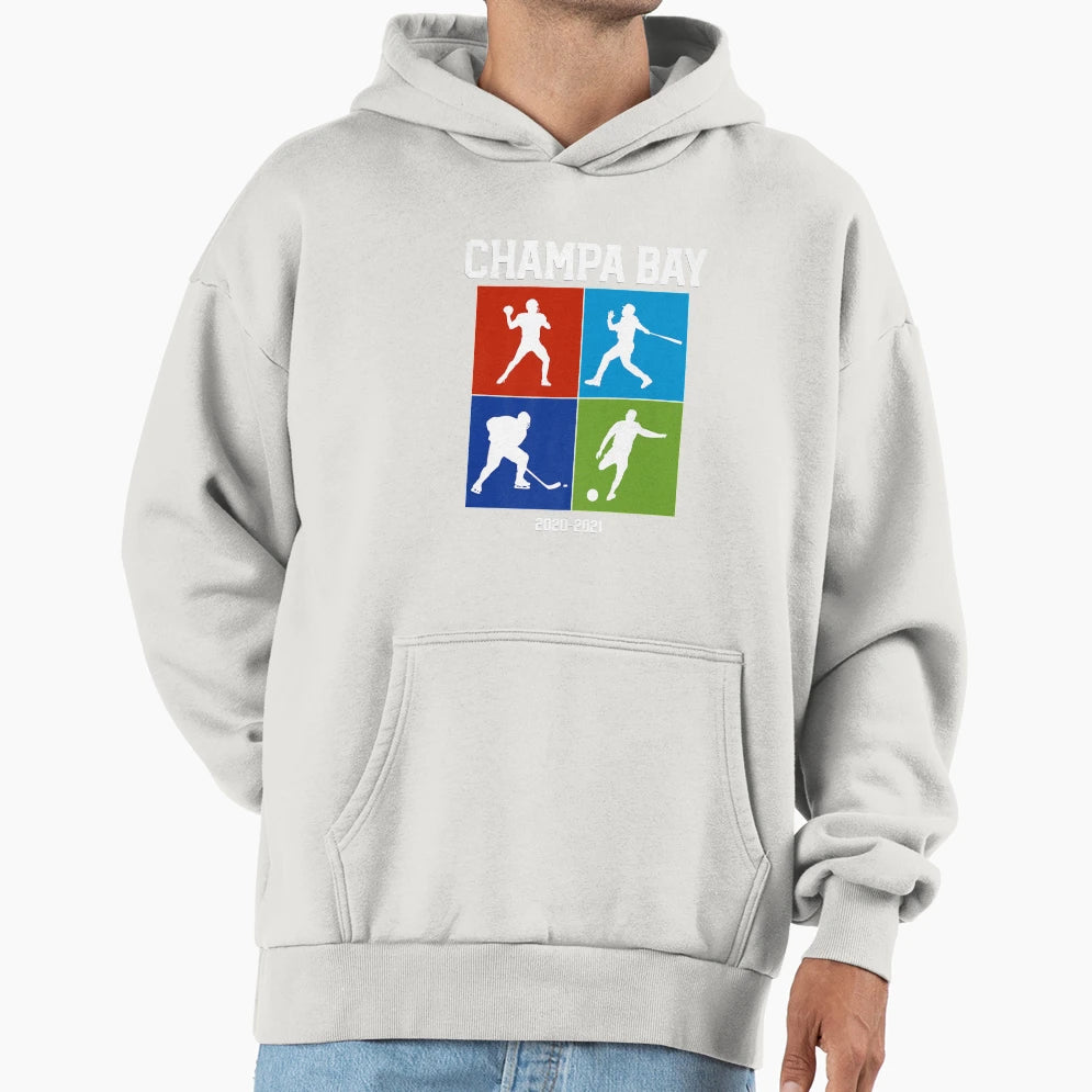 Tampa Bay Sports Champions Football Hoodie - Fun Novelty Design Unisex - T-Shirt, Sweatshirt, Hoodie