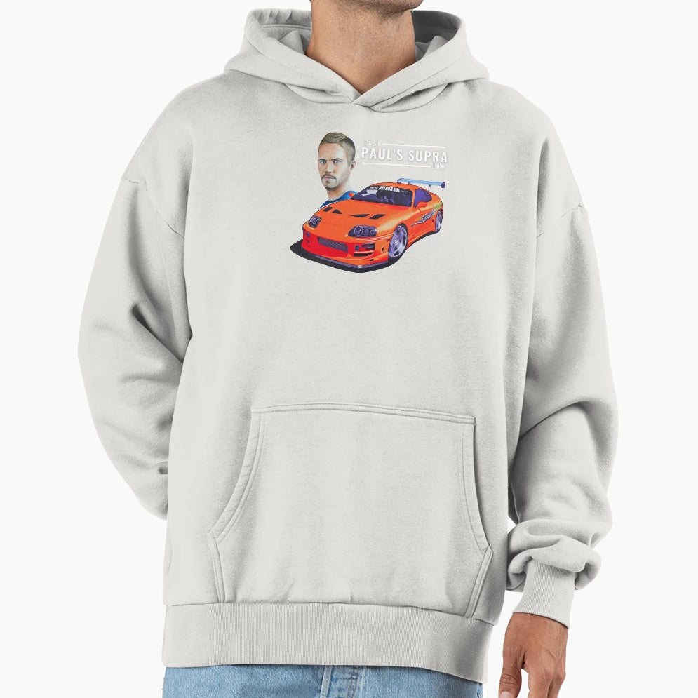 Paul Walkers Supra Fast And Furious Hoodie - Trendy Graphic Men Women - T-Shirt, Sweatshirt, Hoodie