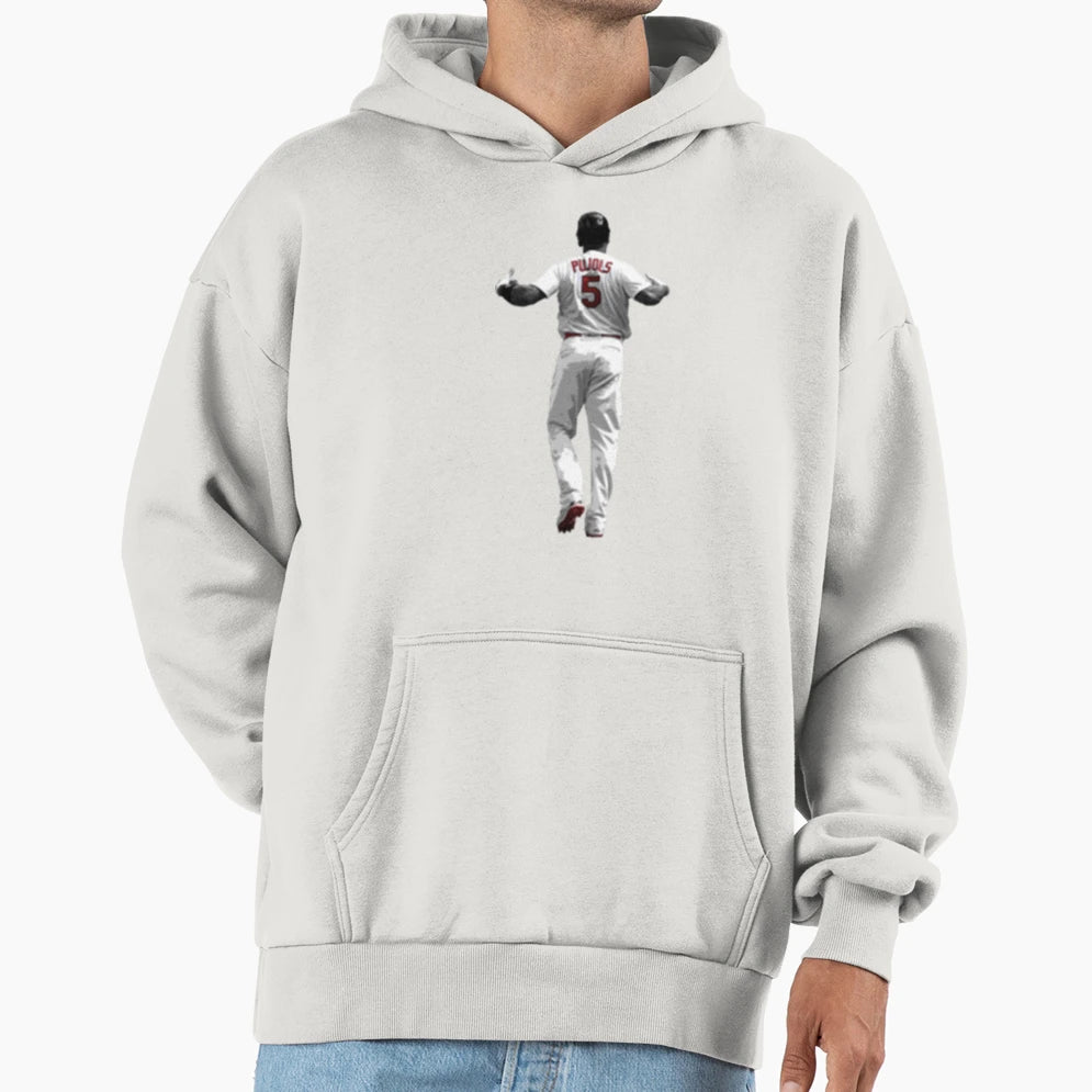 Albert Pujols Cut Out Hoodie - Streetwear Style for Adults - T-Shirt, Sweatshirt, Hoodie