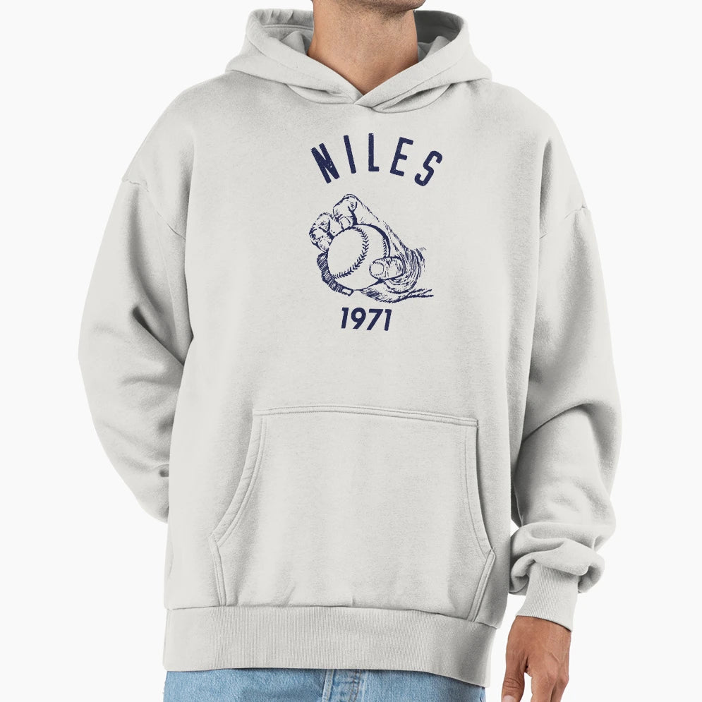 Niles Baseball Hoodie - Trendy Graphic Men Women - T-Shirt, Sweatshirt, Hoodie