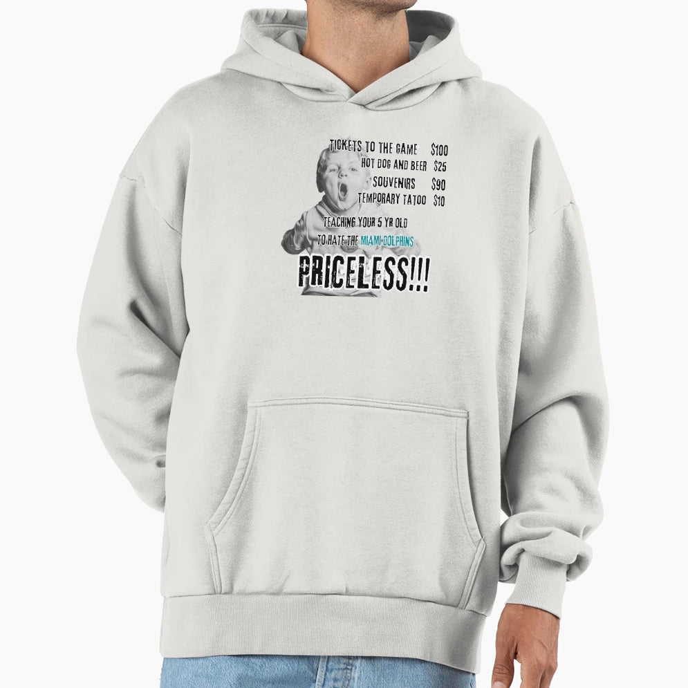 Priceless Teaching Your 5 Yr Old To Hate Hoodie - Minimalist Print Unisex - T-Shirt, Sweatshirt, Hoodie