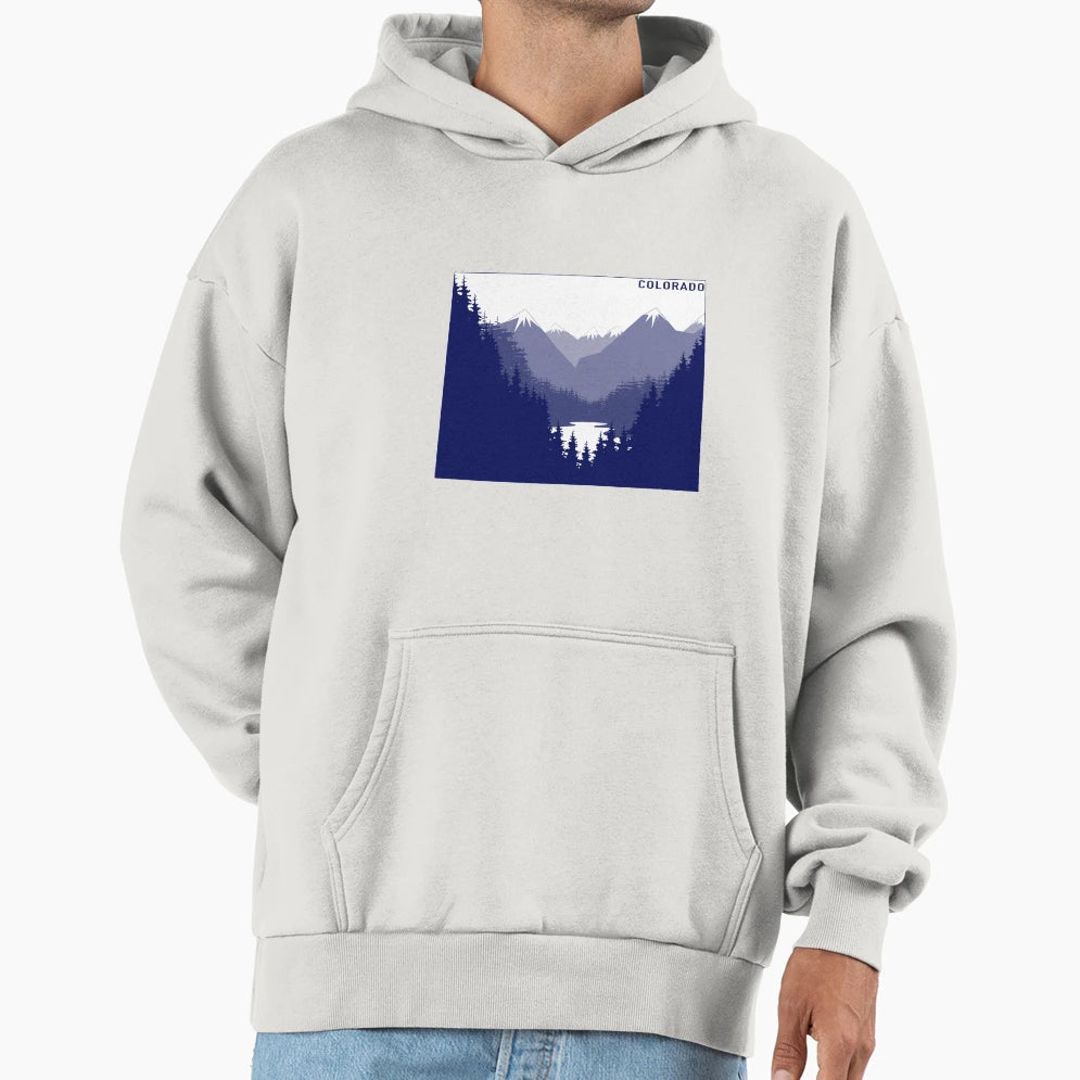 Blue Colorado Hoodie - Novelty Apparel for Adults - T-Shirt, Sweatshirt, Hoodie