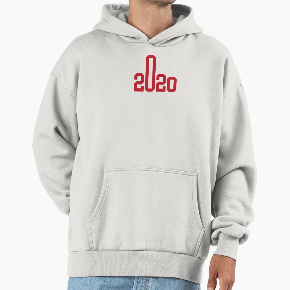 2020 Logo Middle Finger Hoodie - Graphic Print Unisex - T-Shirt, Sweatshirt, Hoodie