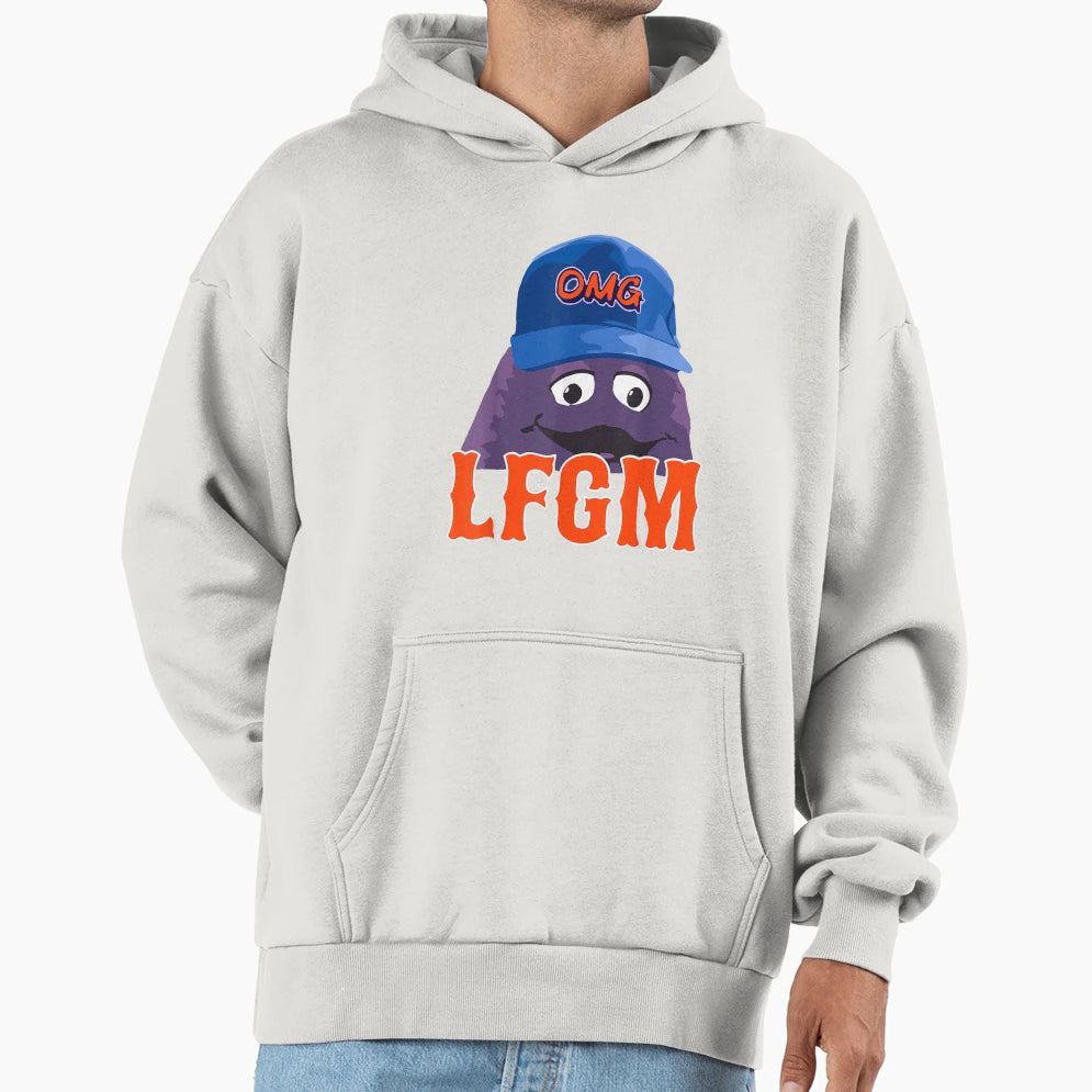 Lfgm Grimace Omg Hoodie - Custom Art Print Men Women - T-Shirt, Sweatshirt, Hoodie