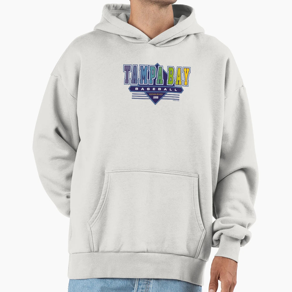 Tampa Bay Baseball Devil Rays Inspired Hoodie - Novelty Apparel for Adults - T-Shirt, Sweatshirt, Hoodie