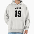 Date Birth 19 July Birthday Gift Sport Hoodie - Custom Art Print Men Women - T-Shirt, Sweatshirt, Hoodie