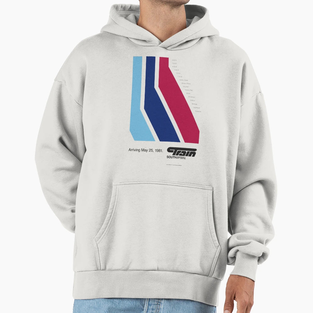 Ctrain Red Line Hoodie - Trendy Graphic Unisex - T-Shirt, Sweatshirt, Hoodie