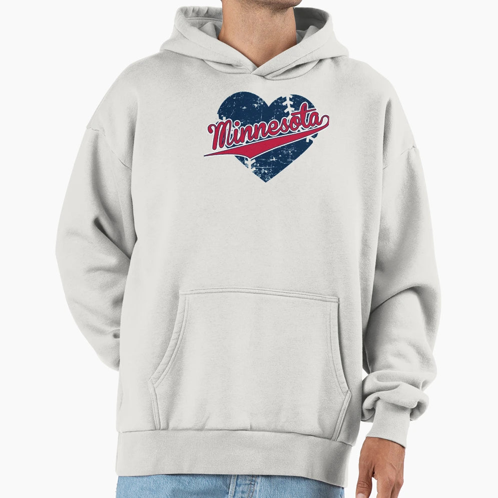 I Love Minneapolis Minnesota Hoodie - Aesthetic Graphic for Adults - T-Shirt, Sweatshirt, Hoodie