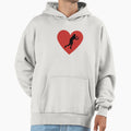 Disc Golf Heart Hoodie - Graphic Print Unisex - T-Shirt, Sweatshirt, Hoodie