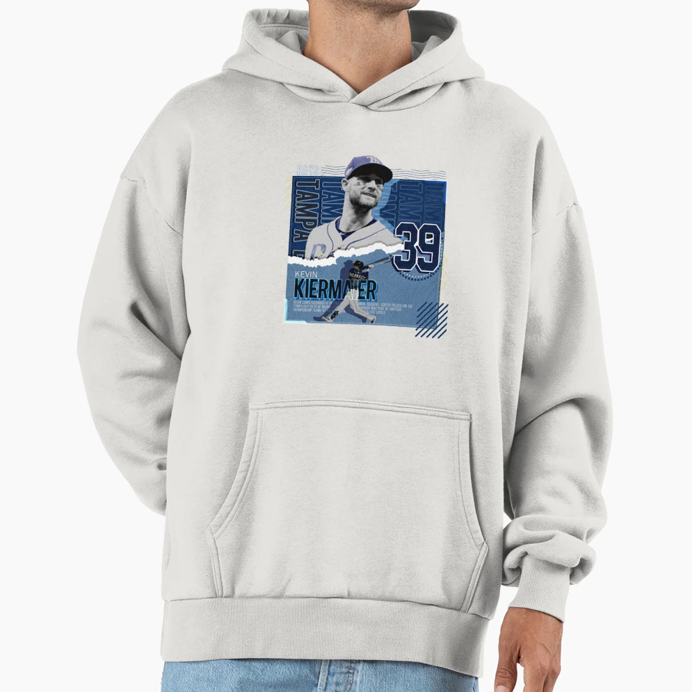 Kevin Kiermaier Baseball Hoodie - Custom Art Print Men Women - T-Shirt, Sweatshirt, Hoodie