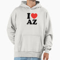 I Love Arizona Hoodie - Trendy Graphic for Adults - T-Shirt, Sweatshirt, Hoodie