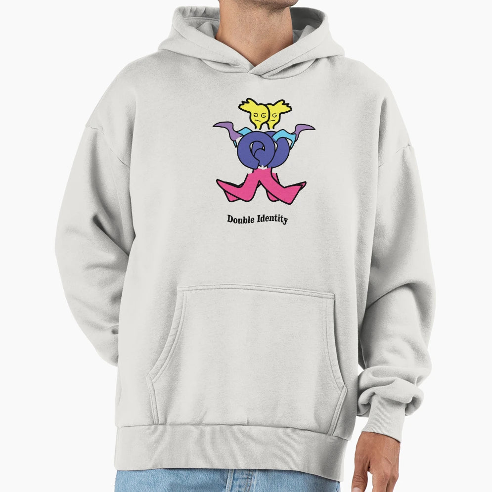 Double Identity Hoodie - Graphic Print Unisex - T-Shirt, Sweatshirt, Hoodie