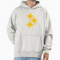 Dripping Hypocycloids Gold Hoodie - Casual Everyday Wear for Adults - T-Shirt, Sweatshirt, Hoodie