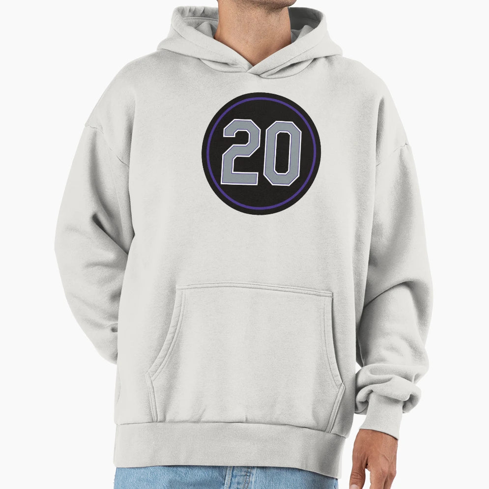 Ian Desmond 20 Jersey Number Hoodie - Casual Everyday Wear Unisex - T-Shirt, Sweatshirt, Hoodie