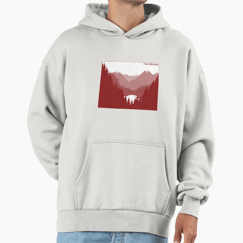 Red Colorado Hoodie - Fun Novelty Design Unisex - T-Shirt, Sweatshirt, Hoodie