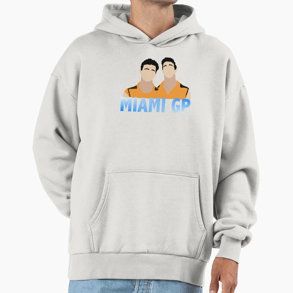 Miami Gp Illustration Hoodie - Trendy Graphic for Adults - T-Shirt, Sweatshirt, Hoodie