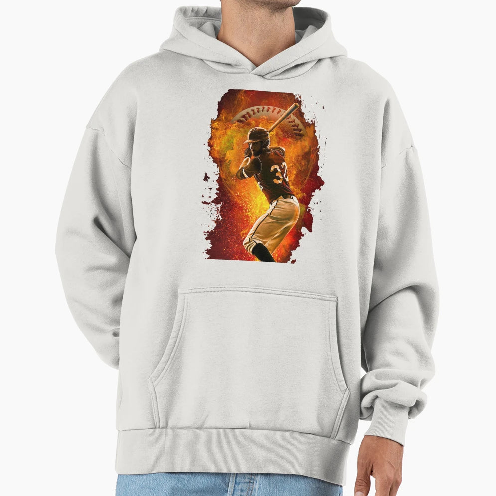 Baseball Hoodie - Graphic Print for Adults - T-Shirt, Sweatshirt, Hoodie