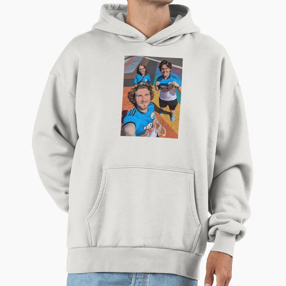 Rainbow Crossing Hoodie - Graphic Print for Adults - T-Shirt, Sweatshirt, Hoodie