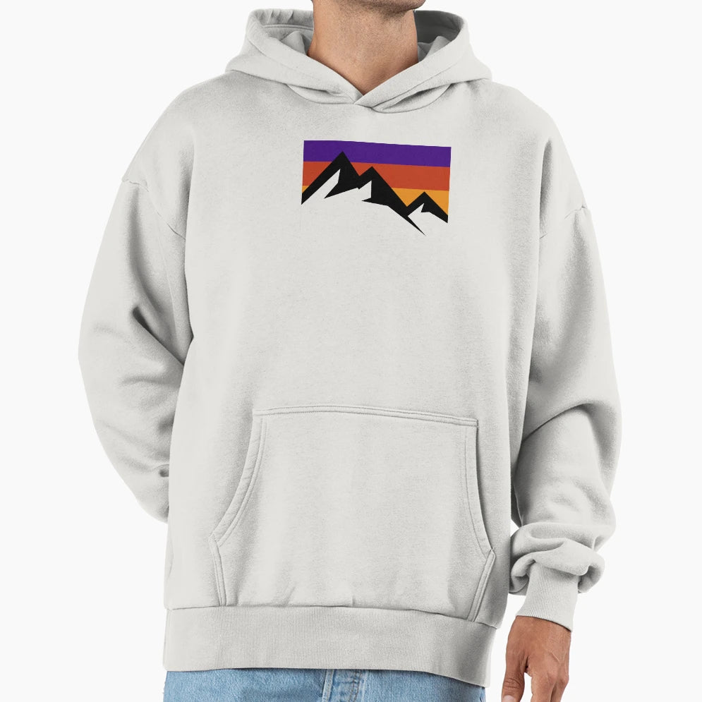 Mountain Sunset Hoodie - Novelty Apparel Men Women - T-Shirt, Sweatshirt, Hoodie