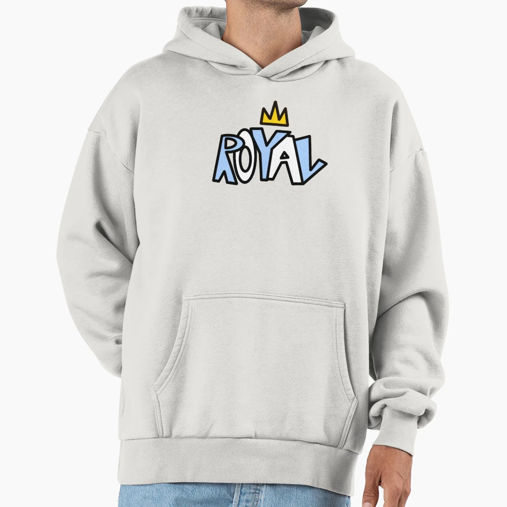 Royal Lettering Hoodie - Custom Art Print for Adults - T-Shirt, Sweatshirt, Hoodie