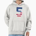 Number 5 American Flag Sports Hoodie - Trendy Graphic Unisex - T-Shirt, Sweatshirt, Hoodie