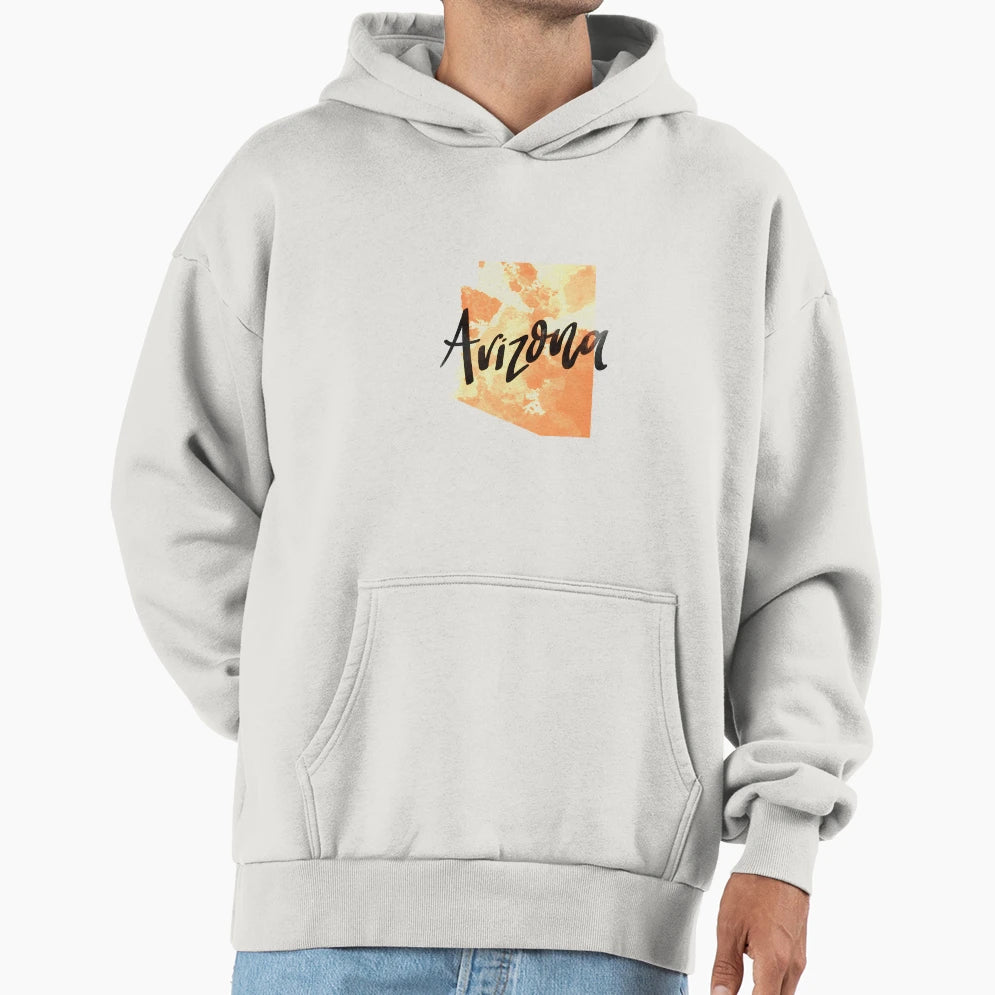 Arizona City Watercolour Hoodie - Graphic Print Unisex - T-Shirt, Sweatshirt, Hoodie