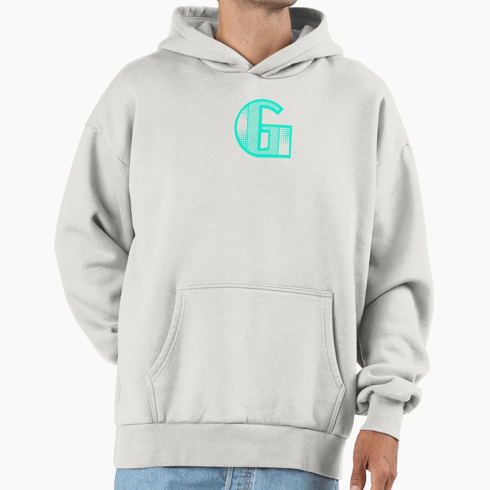 Modern Monogram Initial Letter G Hoodie - Casual Everyday Wear Unisex - T-Shirt, Sweatshirt, Hoodie