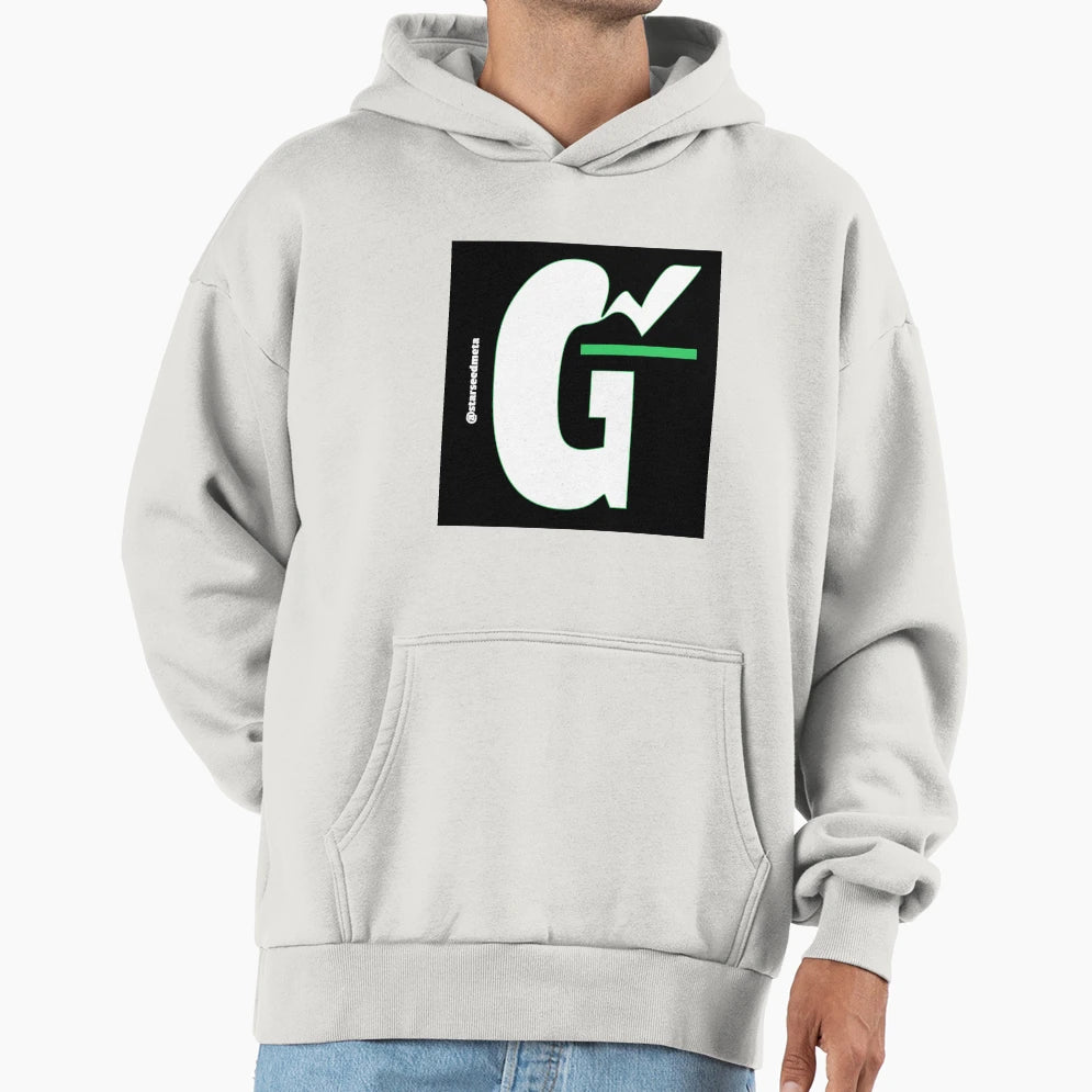 Goals Go Green Letter G Hoodie - Casual Everyday Wear Men Women - T-Shirt, Sweatshirt, Hoodie