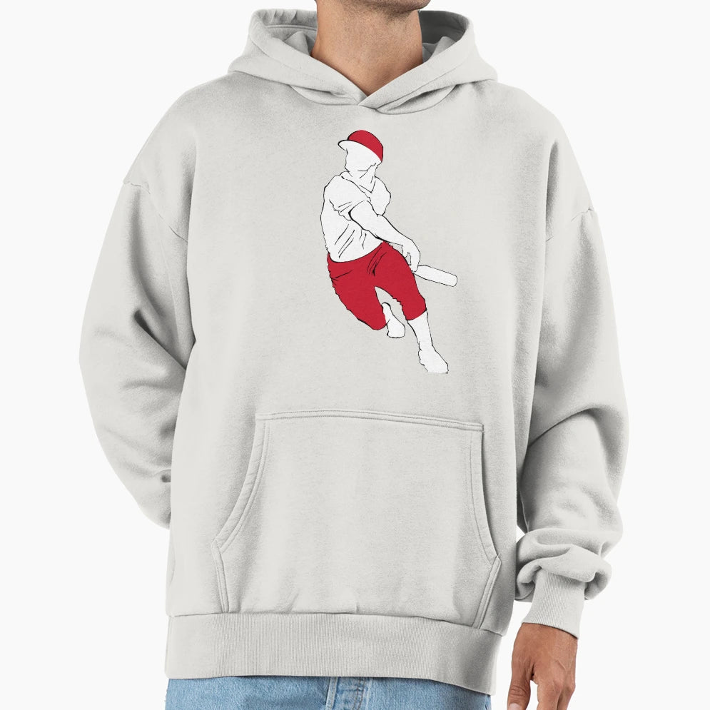Hit N Run Red Hoodie - Minimalist Print Men Women - T-Shirt, Sweatshirt, Hoodie