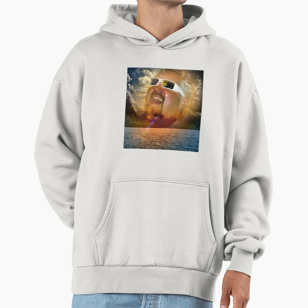 Guy Sky Hoodie - Novelty Apparel Unisex - T-Shirt, Sweatshirt, Hoodie