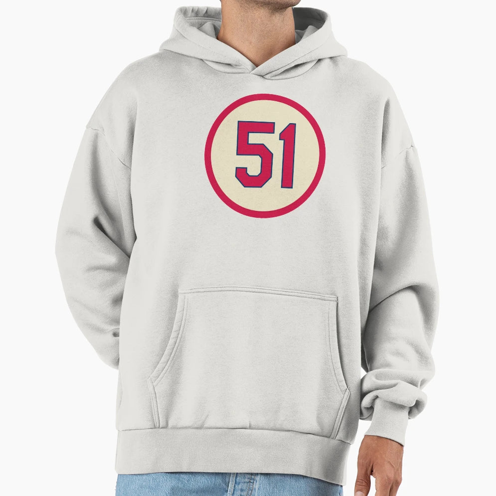 Willie Mcgee 51 Jersey Number Hoodie - Minimalist Print Unisex - T-Shirt, Sweatshirt, Hoodie