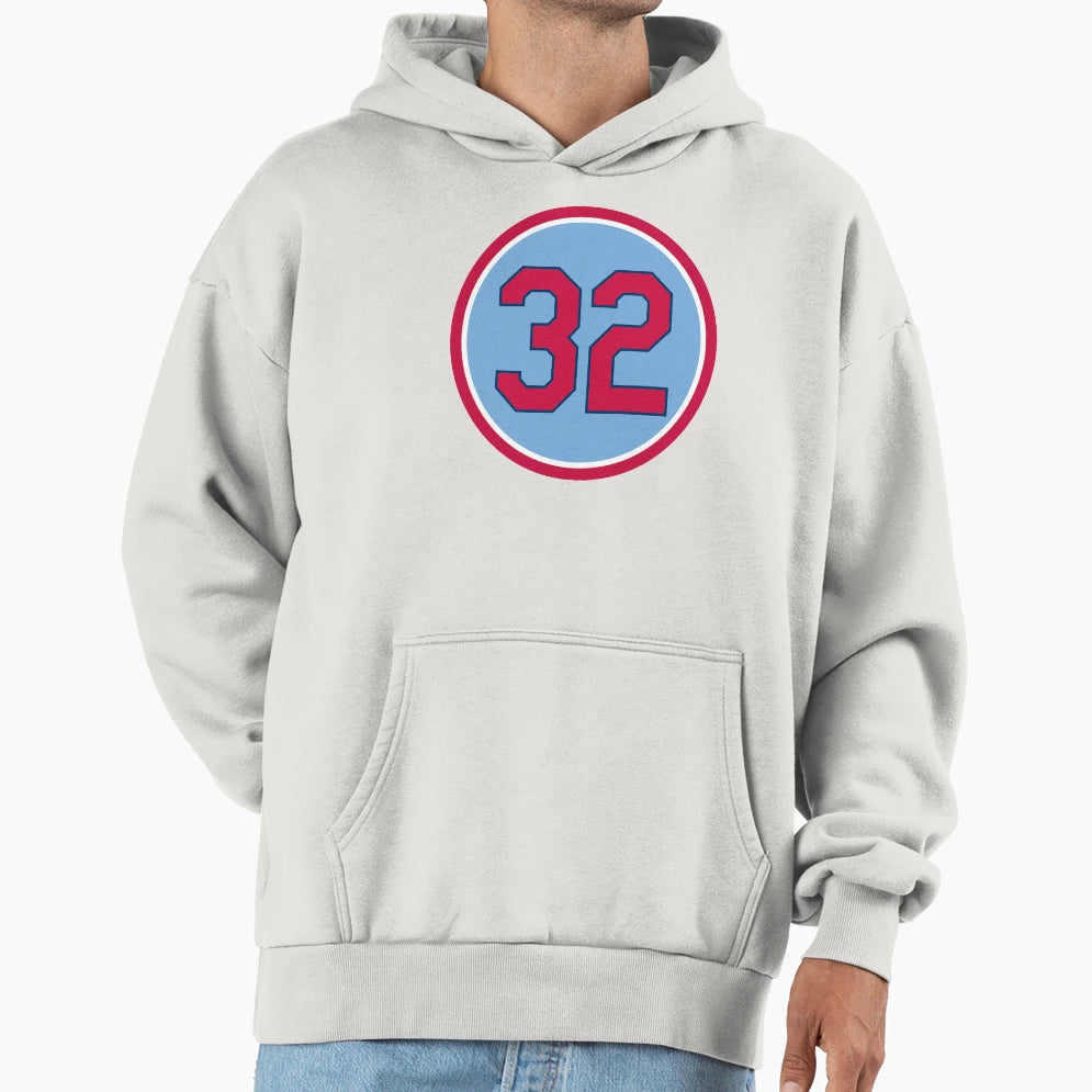 Steve Carlton 32 Jersey Number Hoodie - Custom Art Print for Adults - T-Shirt, Sweatshirt, Hoodie