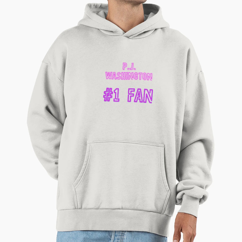 P J Washington 1 Fan Hoodie - Novelty Apparel Unisex - T-Shirt, Sweatshirt, Hoodie